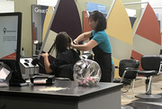 14th Oct 2019 - Working at the hairdresser...