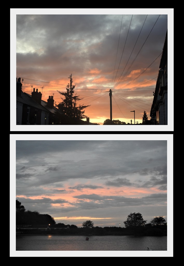 Sunrise in Nottingham, Sunset in Southport by oldjosh