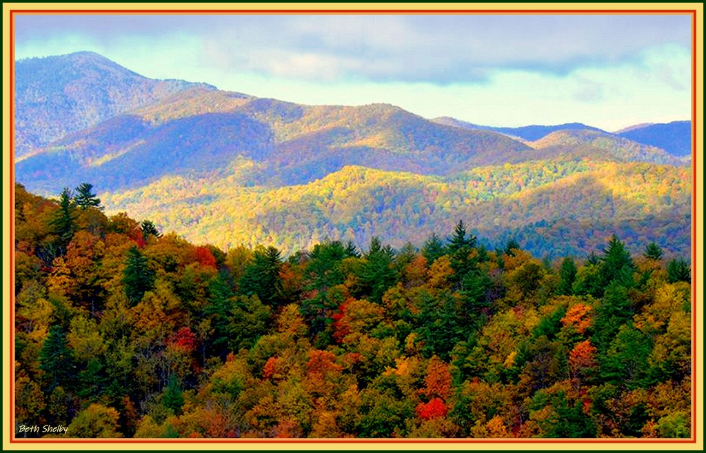 The Hills Are ALive With the Hues of Fall by vernabeth
