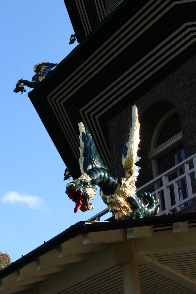 25th Oct Pagoda Dragons by valpetersen