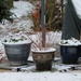 Snowy pots by lellie