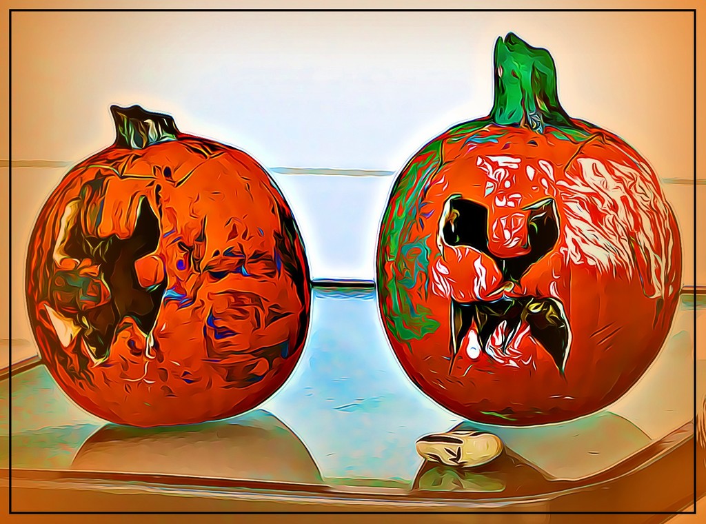 Halloween Pumpkins by olivetreeann