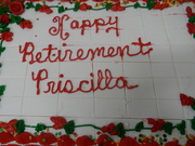 29th Oct 2019 - Retirement Cake Closeup