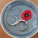 Two rings and a poppy by lellie