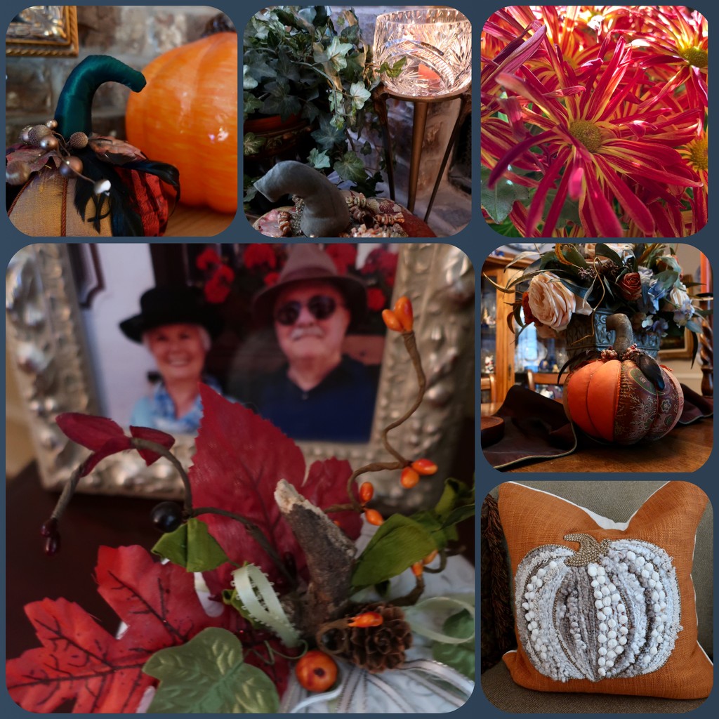 Fall decorations around the house by louannwarren