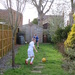 Footie in the garden by lellie