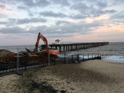 20th Nov 2016 - Demolishing the old pier