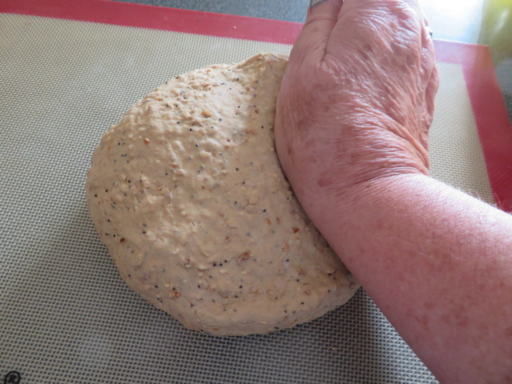Kneading dough by lellie