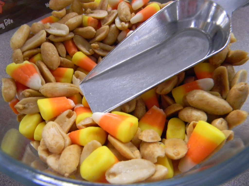 Candy Corn and Peanuts  by sfeldphotos