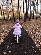 18th Oct 2019 - Chilly morning bike ride to school 