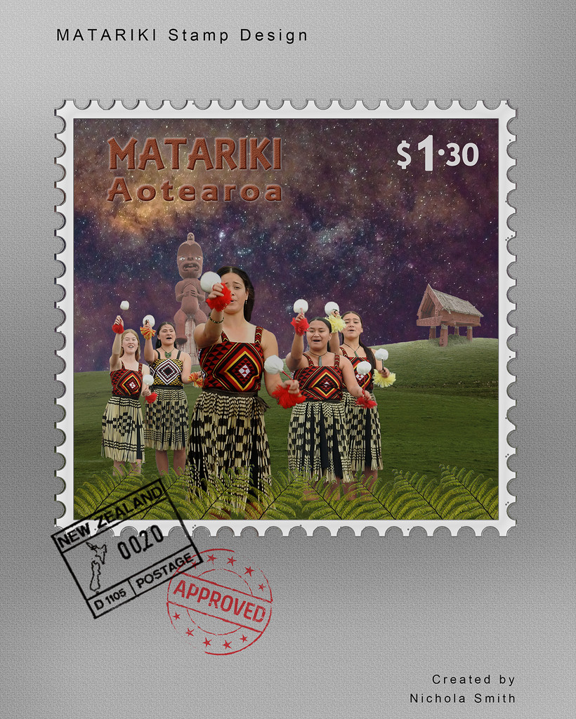 Matariki Stamp by nickspicsnz