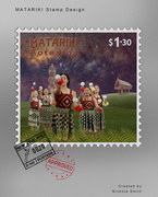 3rd Nov 2019 - Matariki Stamp