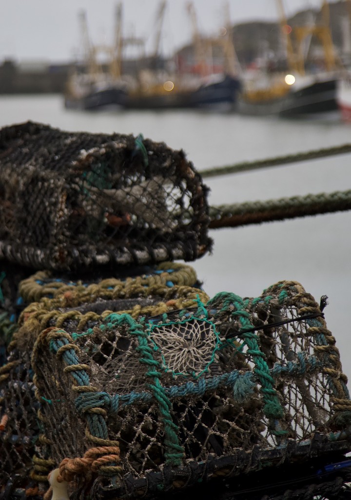 Lobster pots at Newlyn Harbour... by jqf