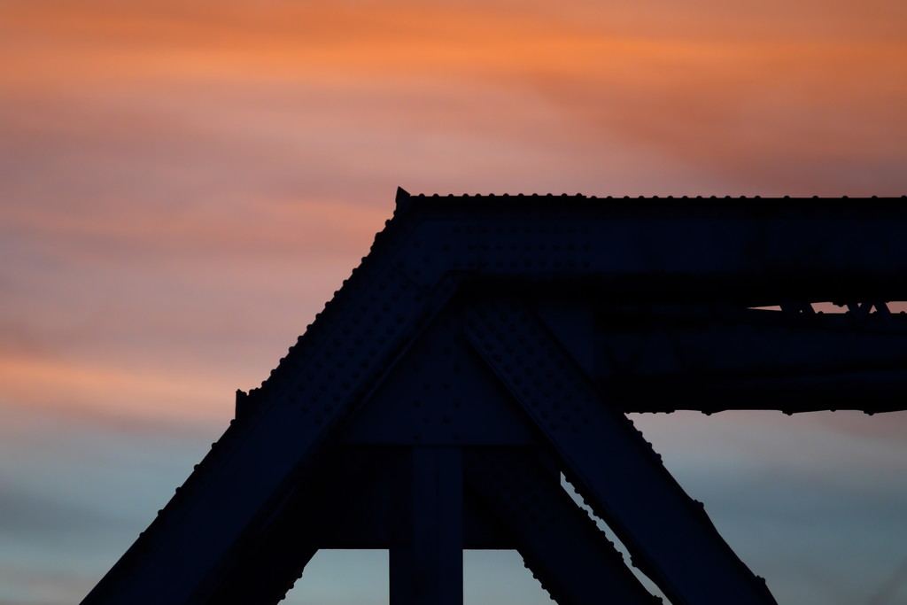 Bridge after sunset by teriyakih