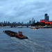 1st November barge on Thames by valpetersen