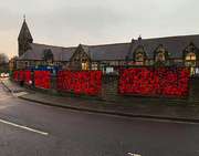 6th Nov 2019 - Local School on a cold and damp day remembering.