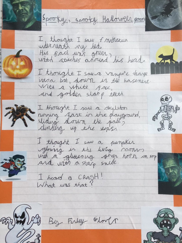  Finley's Halloween Poem by susiemc