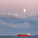 Moon and ship by frequentframes