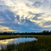 Late afternoon skies over Old Towne Creek, Near the site where Charleston was founded in 1670.  by congaree