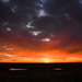 Two Ponds and a Kansas Sunset by kareenking