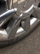 24th Oct 2019 - Bulge in the side of his tire