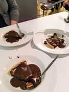 8th Nov 2019 - Chocolate tart with chocolate sauce