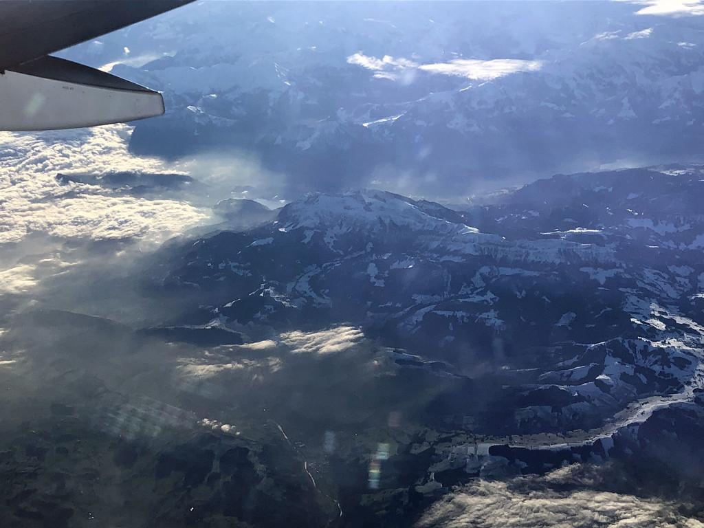 Alps from 35,000+ feet by homeschoolmom