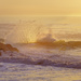 Backlit Surf As Sun Goes Down by jgpittenger