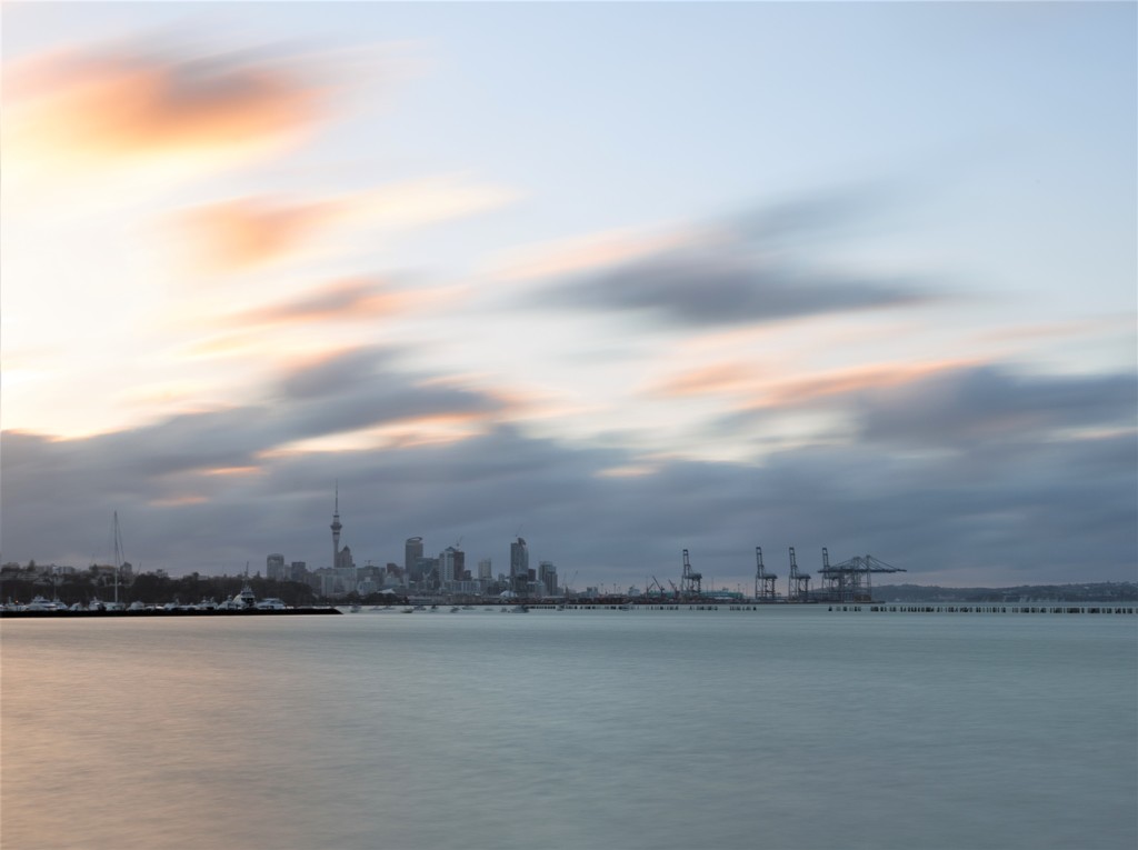 Sunset over Auckland City by creative_shots