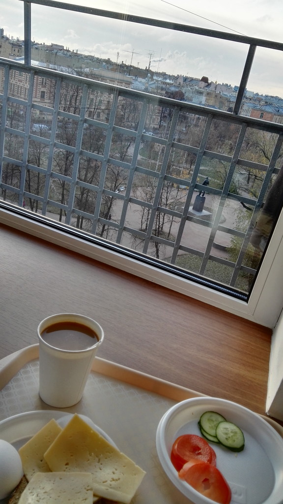 hotel breakfast with a view by zardz