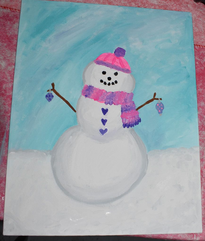 My snowman! by homeschoolmom