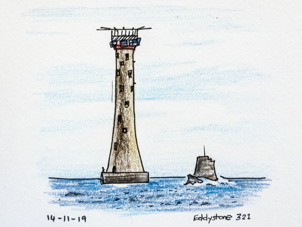 Eddystone Lighthouse by harveyzone