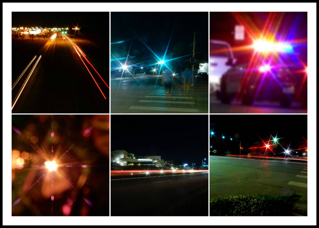 light trails and twinkly lights by mcsiegle