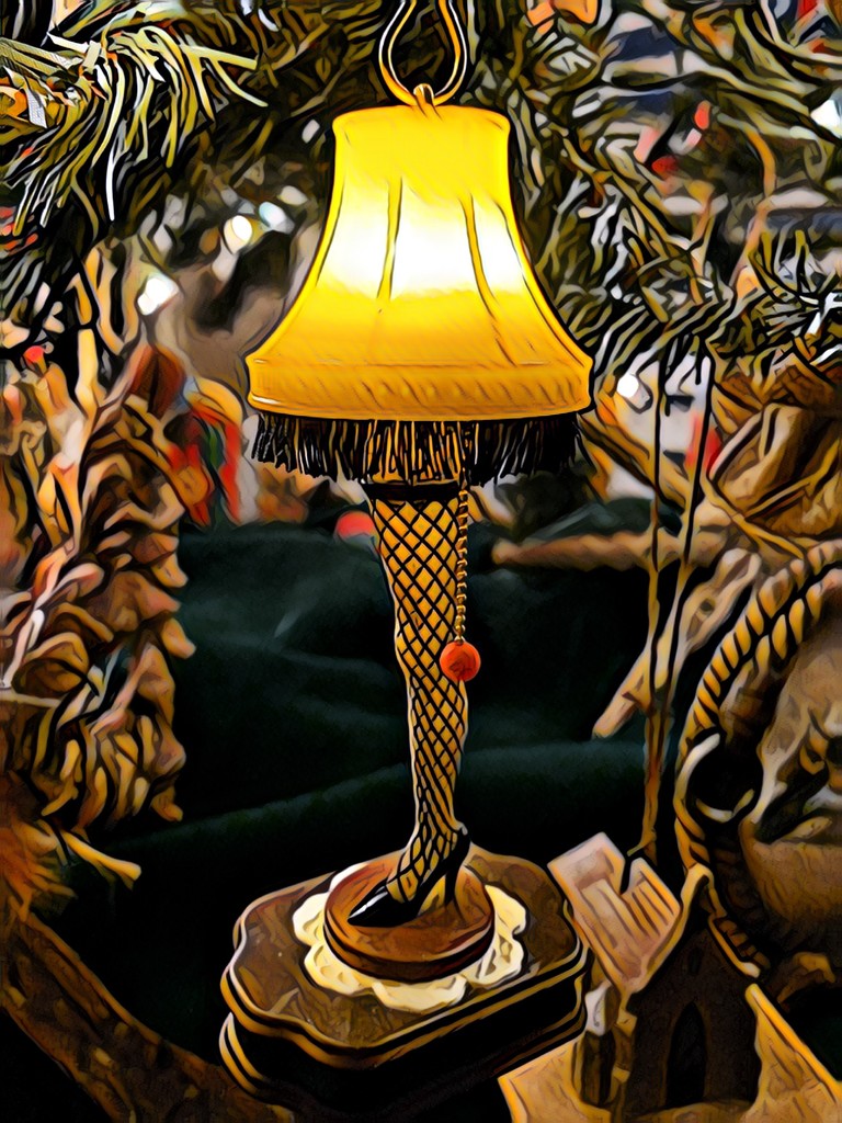 The Christmas Story leg lamp by louannwarren