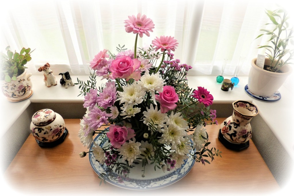 From plonked in a vase to an arrangement  by beryl