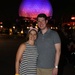 Mom and Dad do Epcot at night  by mdoelger