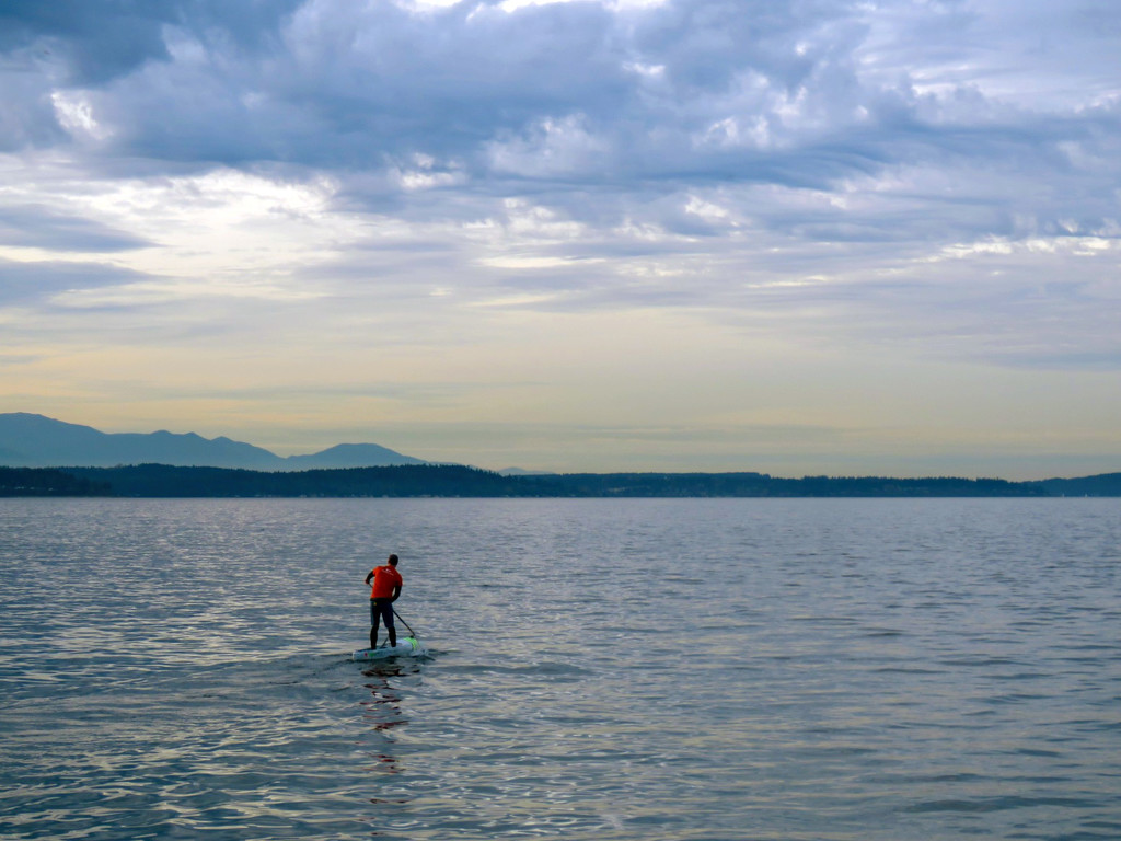 Paddle Boarder by seattlite