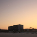 Sunset and crescent moon over Hilton Head by rhoing