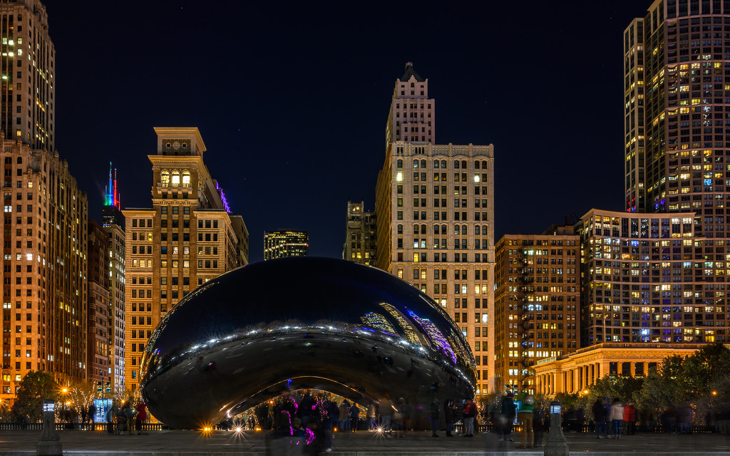 The Bean on a Clear Evening by taffy