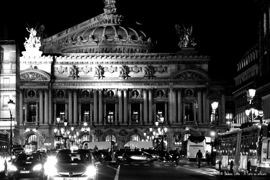traffic in front of the Opera #2 by parisouailleurs