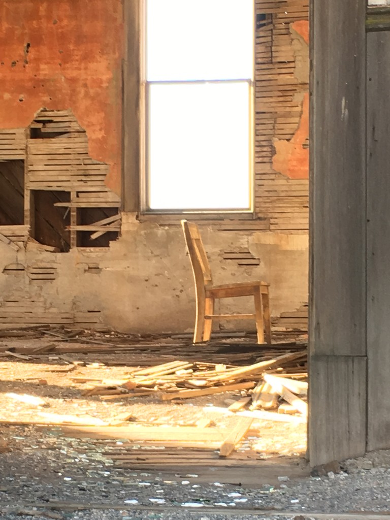 Abandoned Schoolhouse Chair by clay88