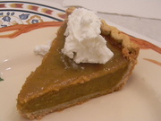 6th Dec 2019 - Slice of Pumpkin Pie with Whipped Cream