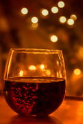9th Dec 2019 - wine and tree bokeh