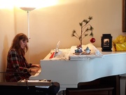 8th Dec 2019 - My friend playing the piano