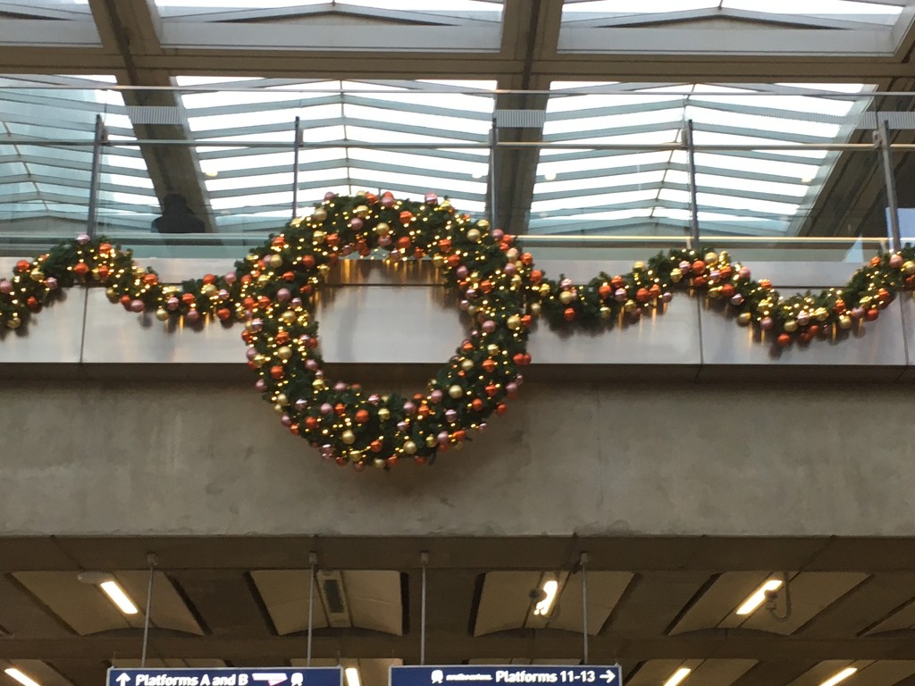 St Pancras Station decorations by 365anne