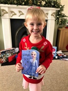 13th Dec 2019 - Niamh with her Christmas Card
