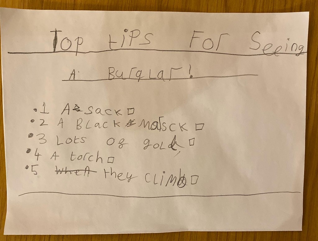 Top Tips from a 6 Year-Old by elainepenney