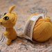 Crocheted mouse. by nyngamynga