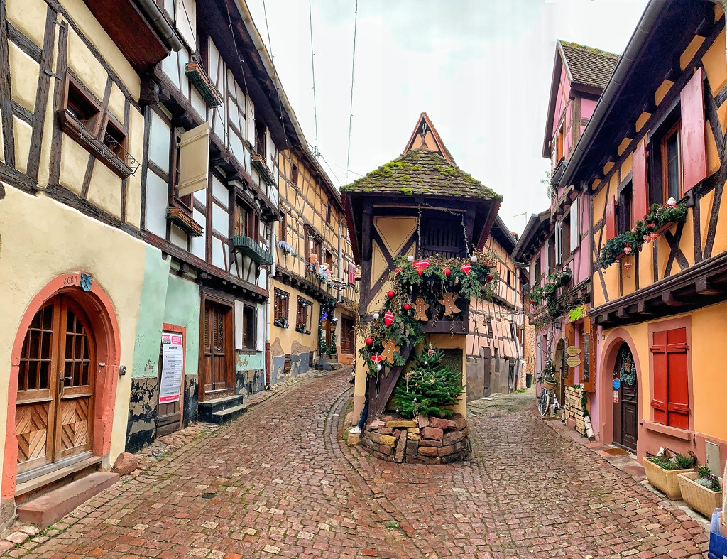 Iconic streets in Eguisheim.  by cocobella