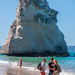 Hoards of Tourists at Cathedral Cove by yorkshirekiwi